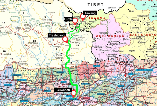 Connecting Border Trading Points through the Proposed Â Corridor